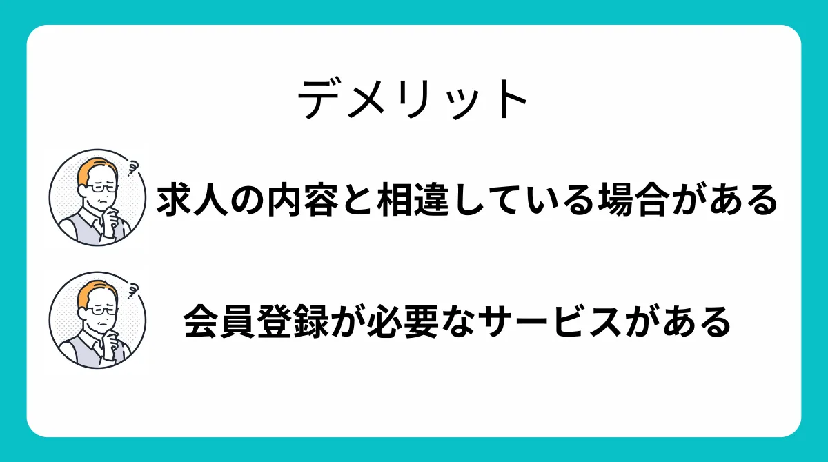 ドラエバー（ドラEVER）を利用するデメリット