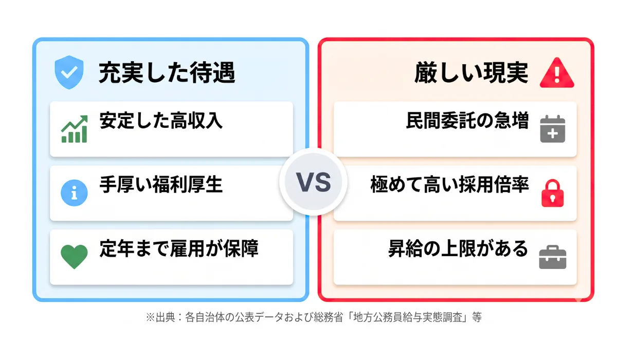 ゴミ収集の公務員とは