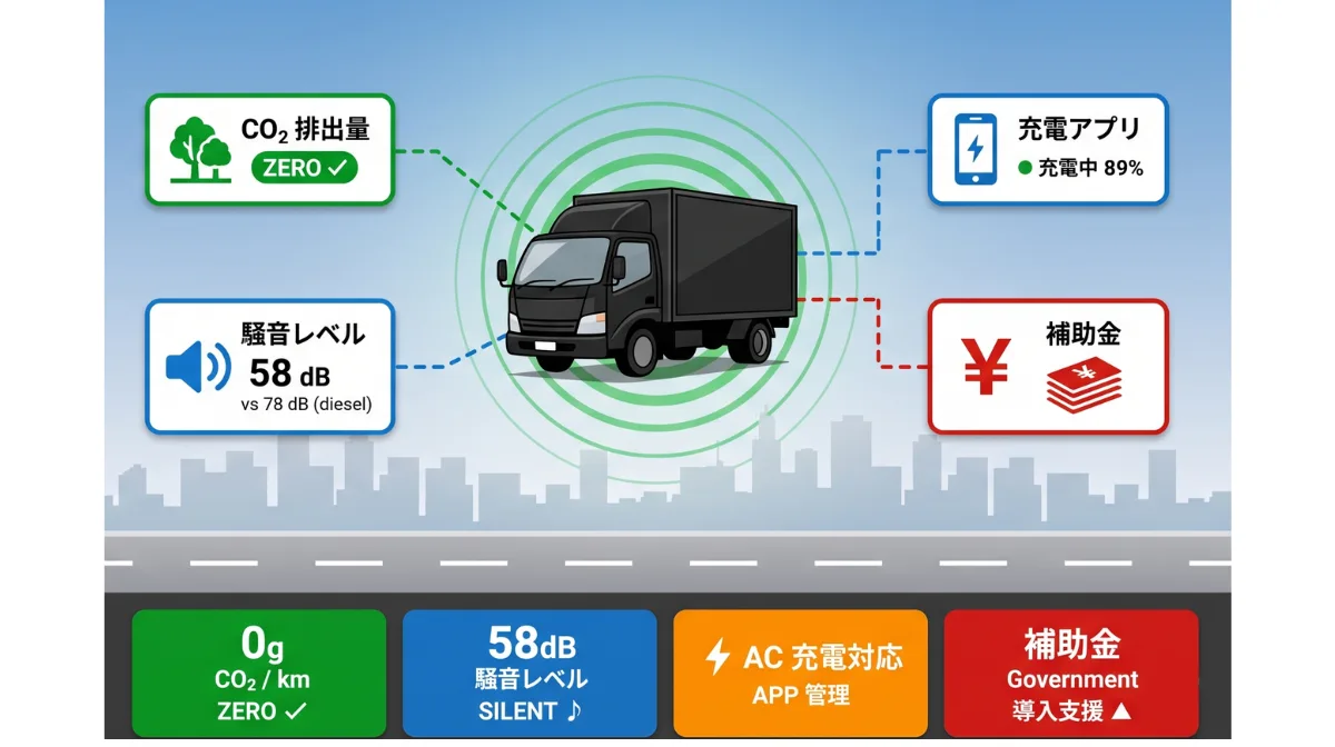 市場動向と先進技術:EVトラック導入と補助金