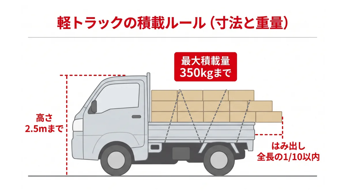 荷台に関してのルール（高速走行時）