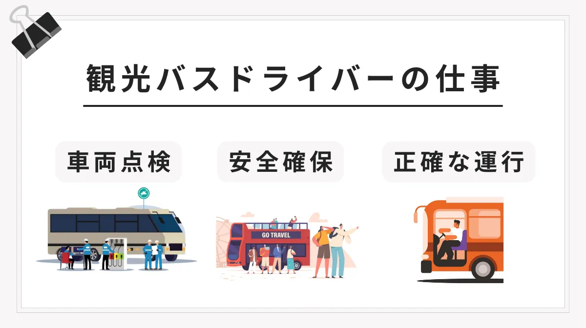 観光バスドライバーの仕事内容