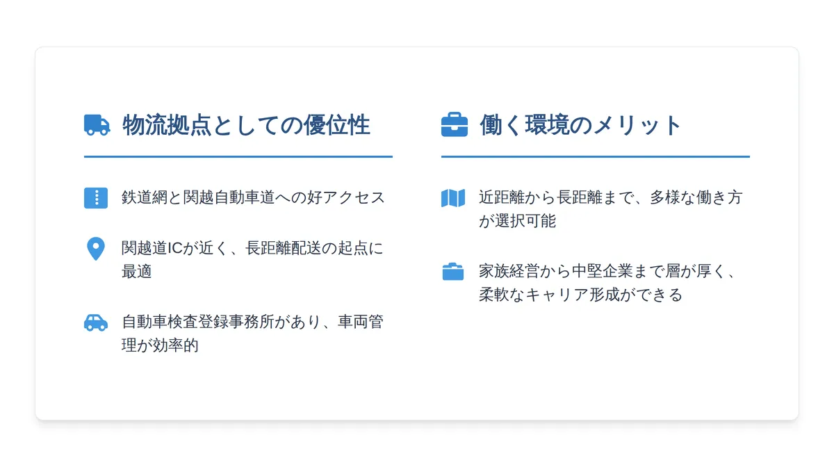 練馬区の運送会社の特徴