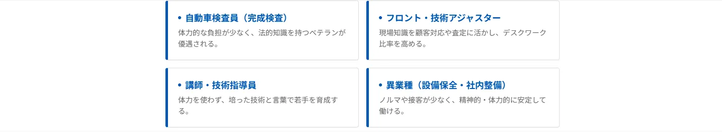 3.体力的負担を減らして活躍する!50代におすすめの働き方
