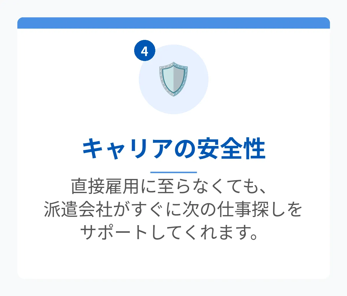 キャリアの安全性