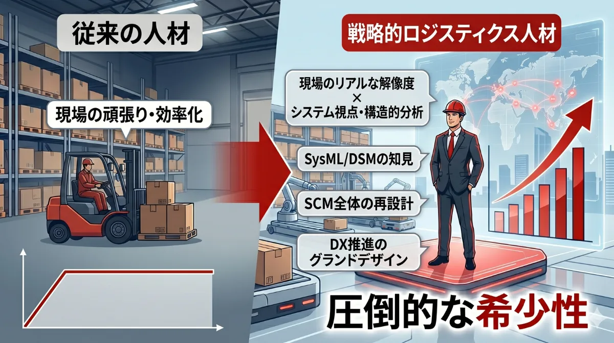 市場価値が急騰する「戦略的ロジスティクス人材」へのステップ