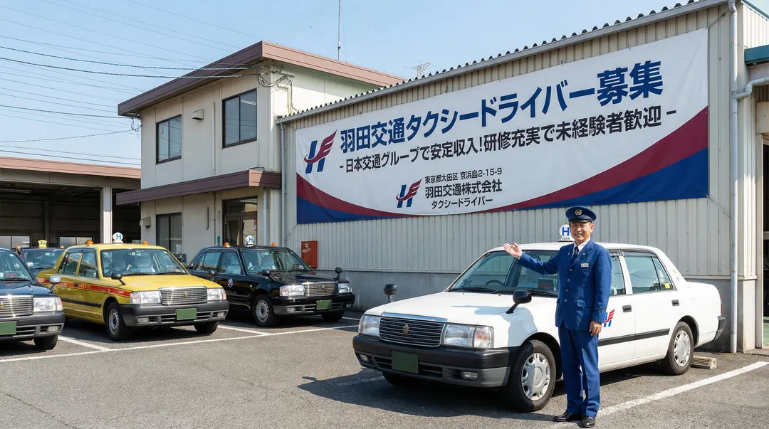羽田交通株式会社のタクシードライバー求人（東京都大田区）