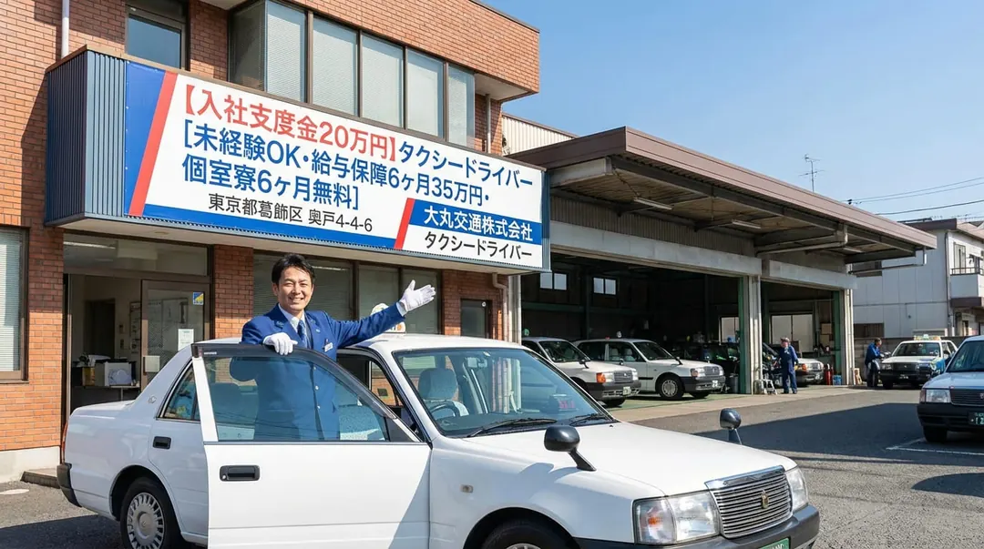 大丸交通株式会社のタクシードライバー求人（東京都葛飾区）