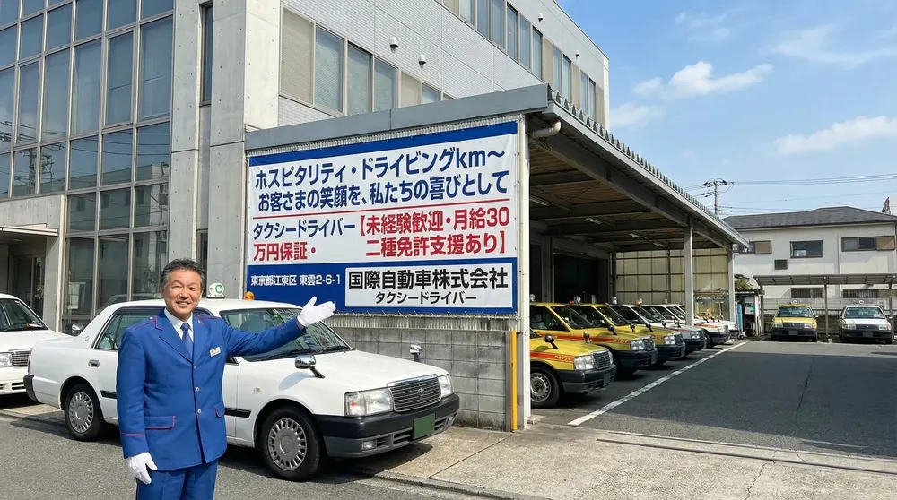 国際自動車株式会社のタクシードライバー求人（東京都江東区）