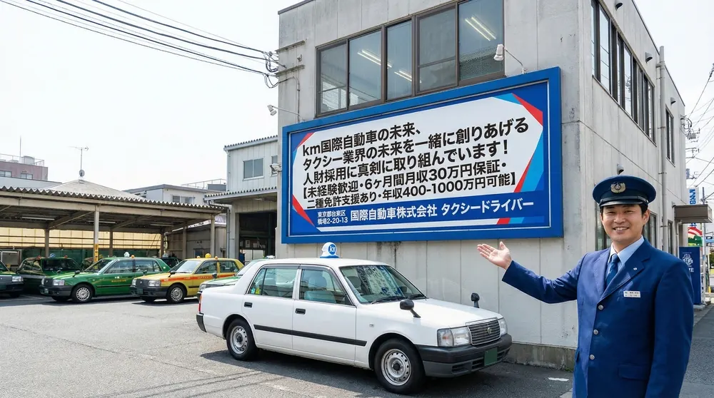 国際自動車株式会社のタクシードライバー求人（東京都台東区）