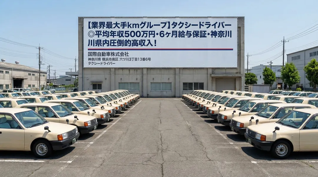 国際自動車株式会社のタクシードライバー求人（神奈川県横浜市南区）