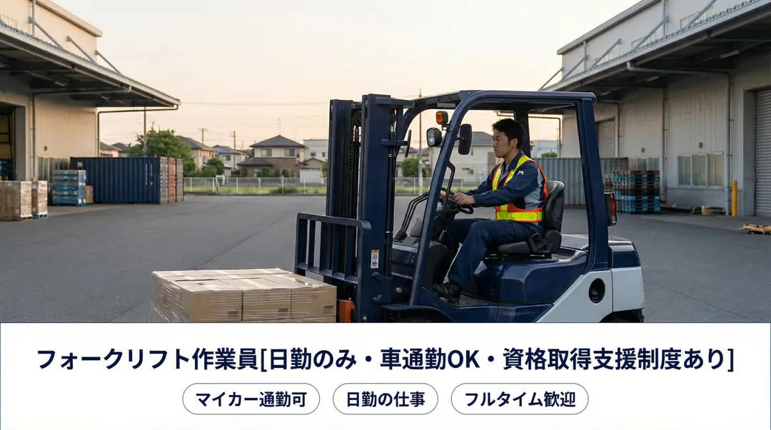 ダイセーロジスティクス株式会社のフォークリフト求人（埼玉県松伏町）