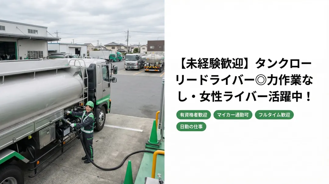 8t限定以上＠銚子市×中型・大型トラックドライバー