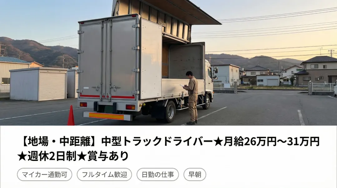 株式会社ヨコタエンタープライズの中型・準中型トラックドライバー求人（神奈川県中井町）