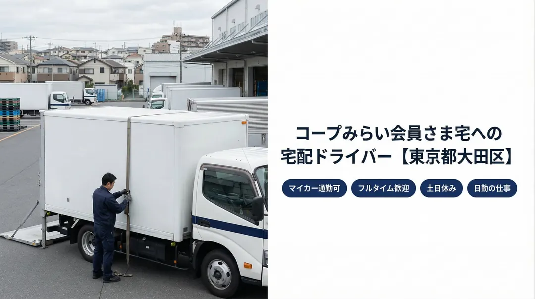 株式会社NS丸和ロジスティクスの小型トラックドライバー求人（東京都大田区）