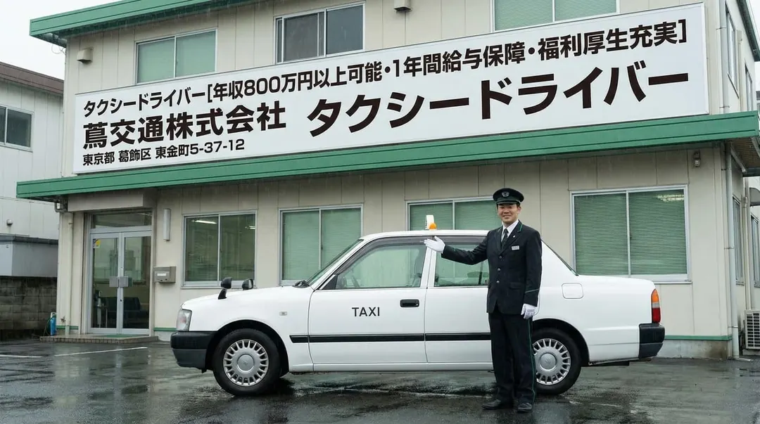 蔦交通株式会社のタクシードライバー求人(東京都葛飾区)