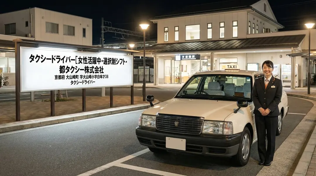 都タクシー株式会社のタクシードライバー求人（京都府大山崎町）