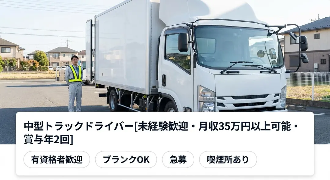 東京西濃運輸株式会社の中型・準中型トラックドライバー求人（千葉県柏市）