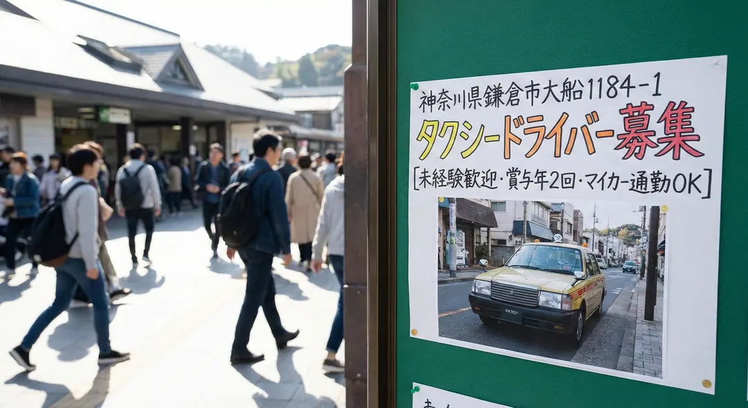 普通免許(AT限定可)@鎌倉市×タクシー|二種免許取得支援有