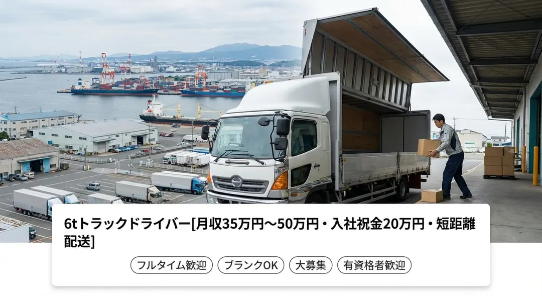 柳田運輸株式会社の中型・準中型トラックドライバー求人（愛知県豊橋市）