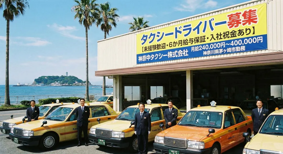 普通免許(AT可)＠茅ヶ崎市×タクシー｜6か月給与保障