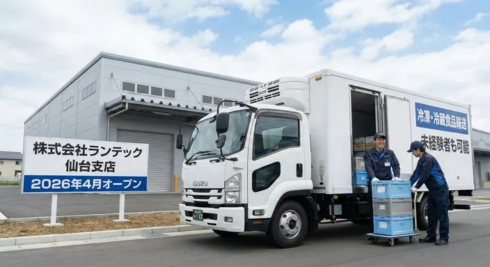 株式会社ランテックの中型・準中型トラックドライバー求人（宮城県富谷町）