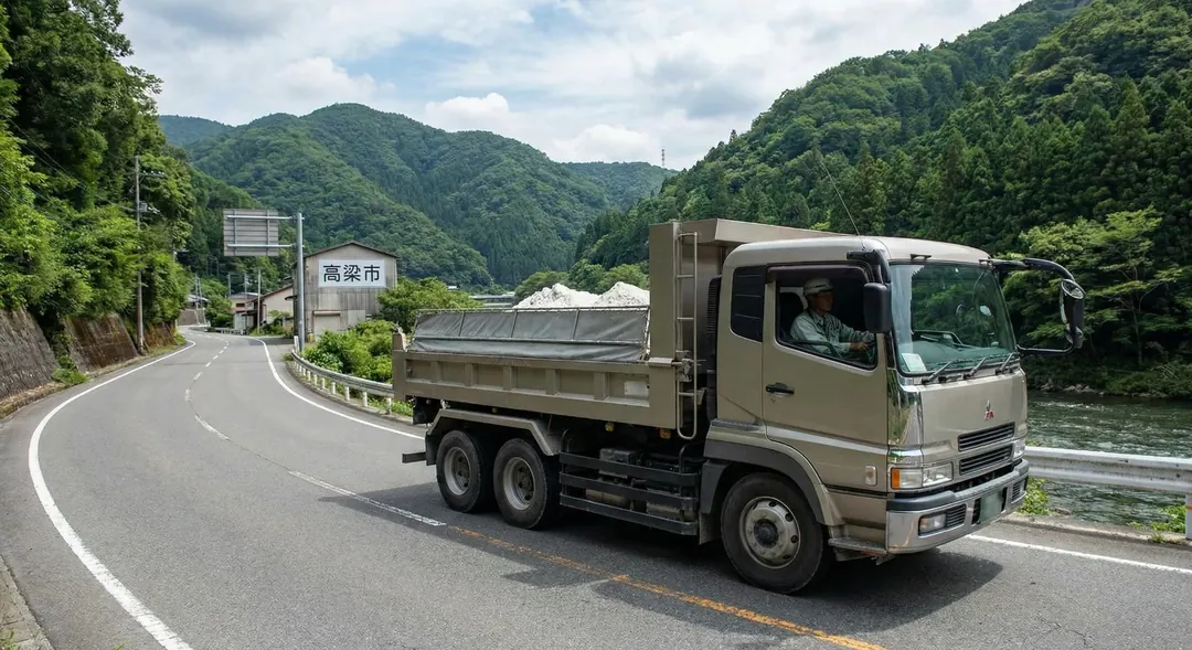 有限会社伯備運輸の大型トラックドライバー求人(岡山県高梁市)