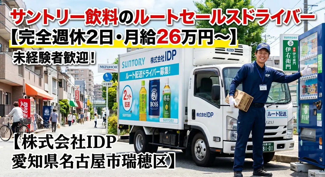 株式会社IDPの小型トラックドライバー求人(愛知県名古屋市瑞穂区)