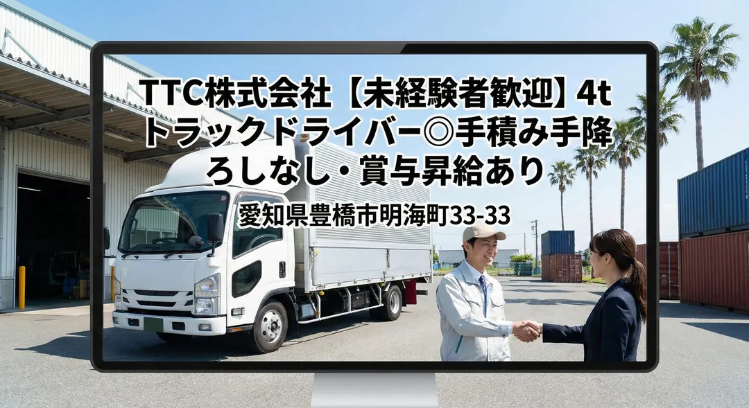 TTC株式会社の大型トラックドライバー求人（愛知県豊橋市）