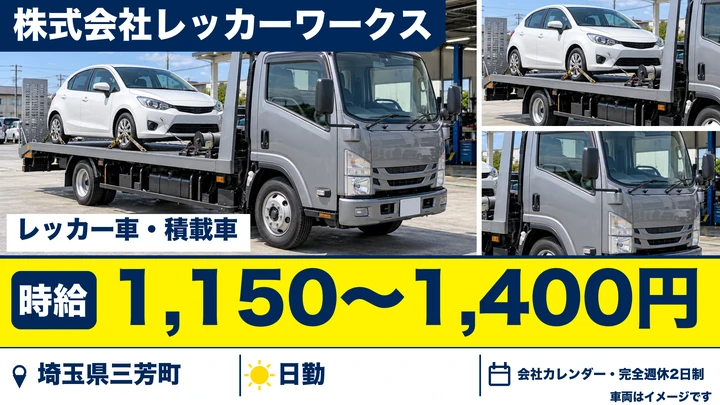 【埼玉県三芳町】キャリアカードライバー／未経験から先輩が指導