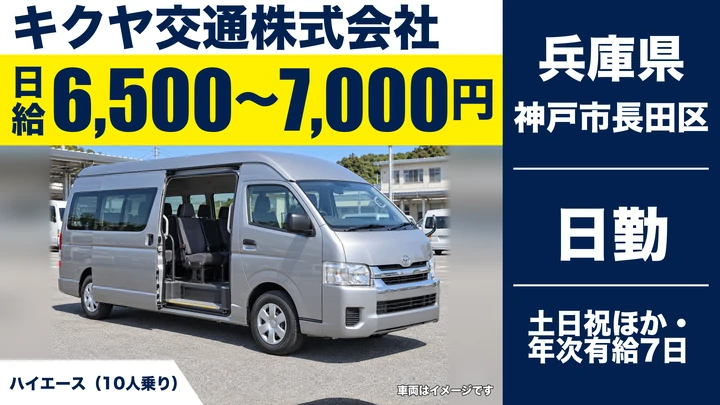 【兵庫県神戸市長田区】バスドライバー/コミュニティバス運行・アルバイト