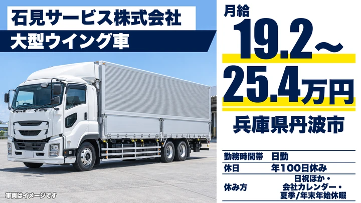 【兵庫県丹波市】大型トラックドライバー／正社員